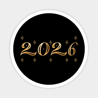 2026 New Year Celebration Magnet